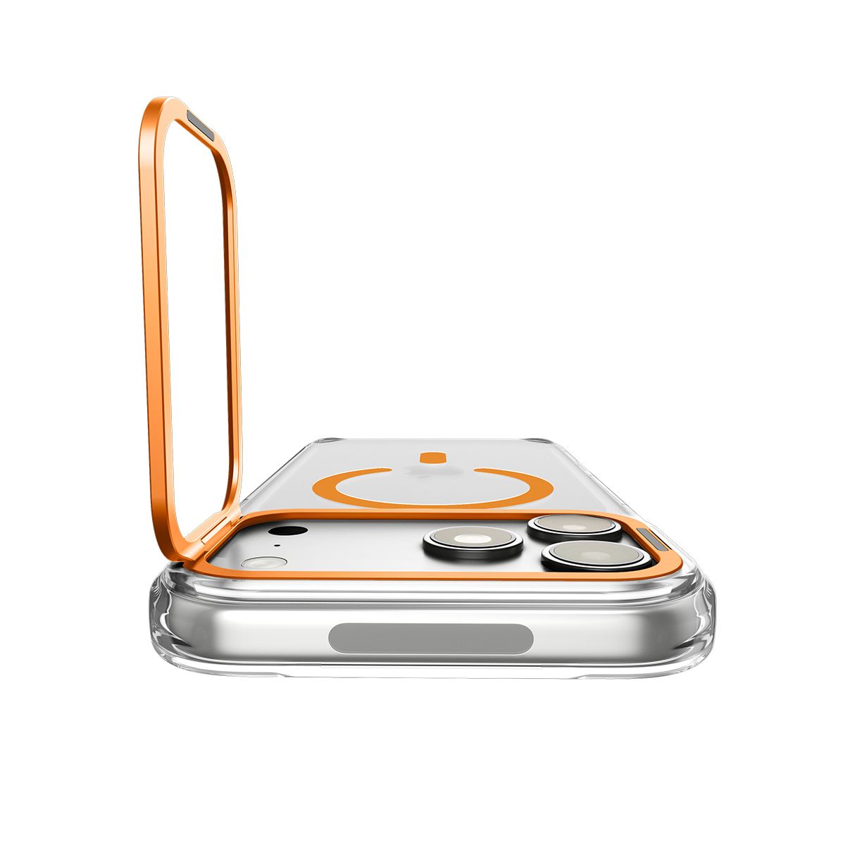 Spigen Ultra Hybrid Optik S MagSafe, clear orange - iPhone 18 Pro/17 Pro (5)