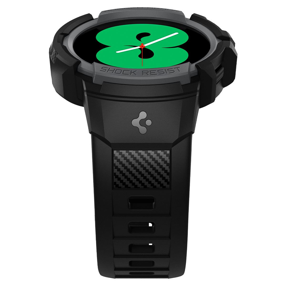 Spigen Rugged Armor Pro, charcoal gray - Samsung Galaxy Watch5/Watch4 40mm (8)