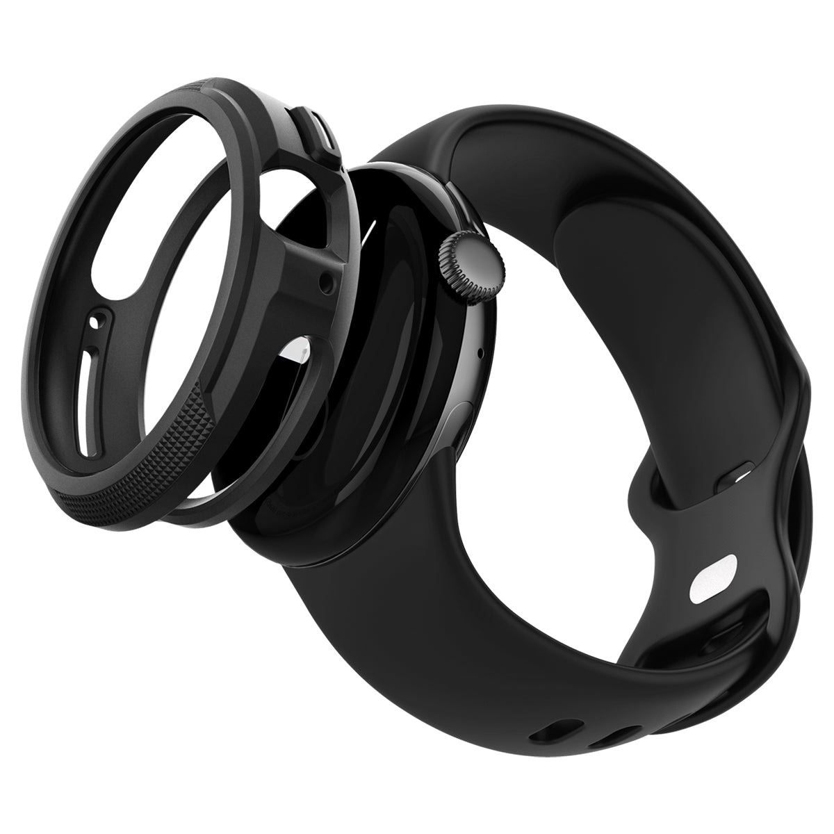 Spigen Liquid Air, matte black - Google Pixel Watch 3/2/1 (3)