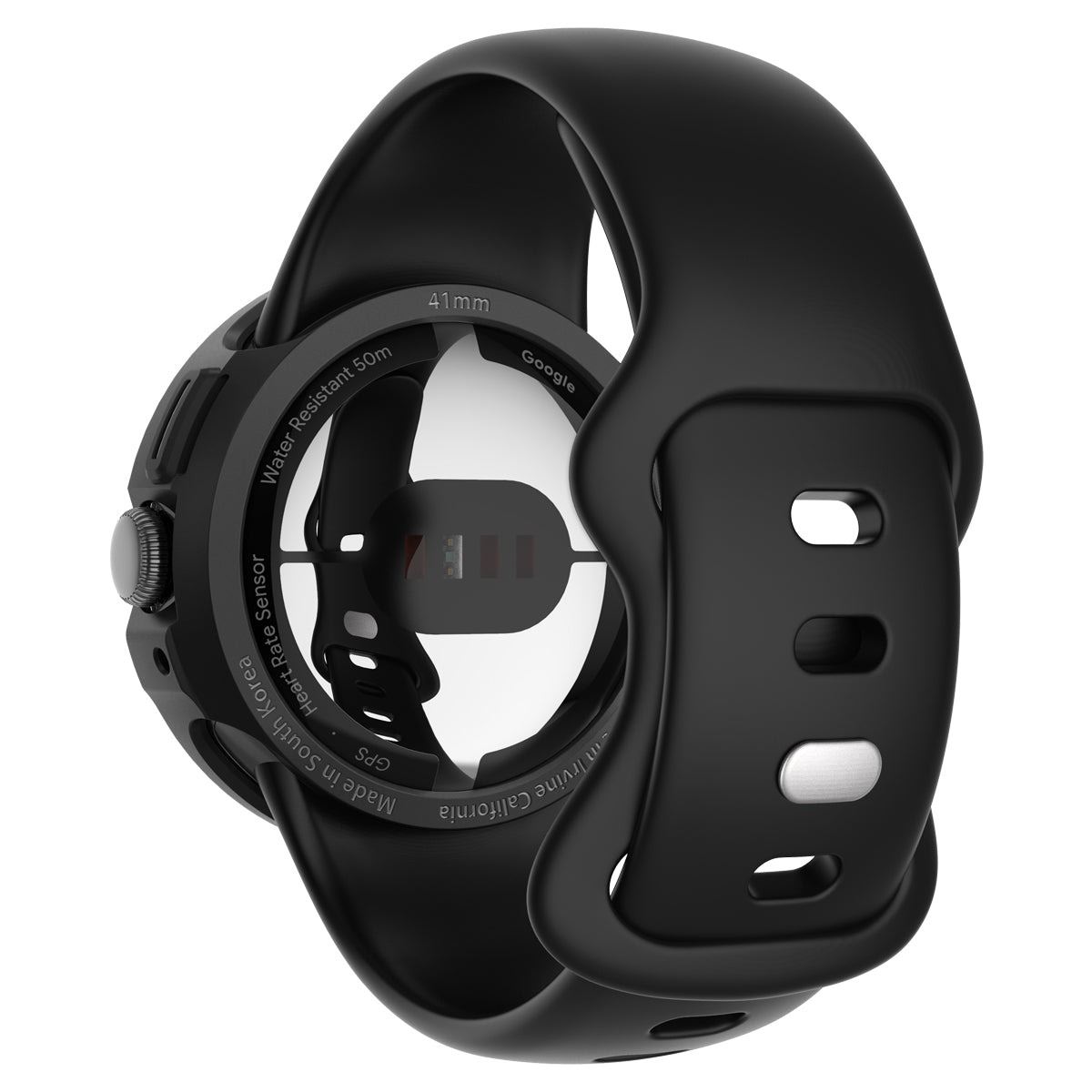 Spigen Liquid Air, matte black - Google Pixel Watch 3/2/1 (5)