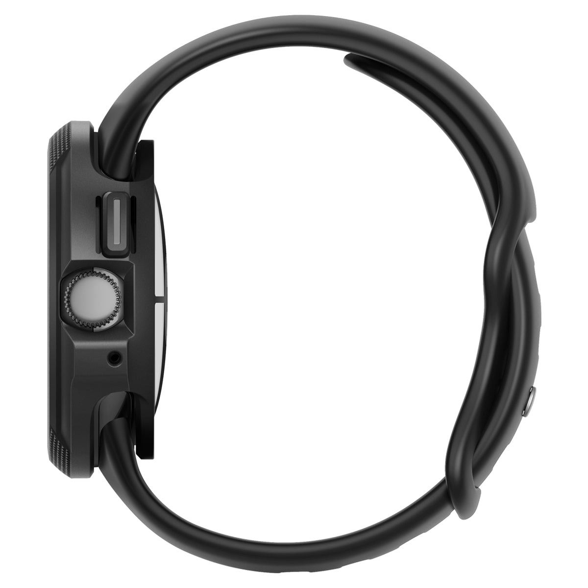 Spigen Liquid Air, matte black - Google Pixel Watch 3/2/1 (6)