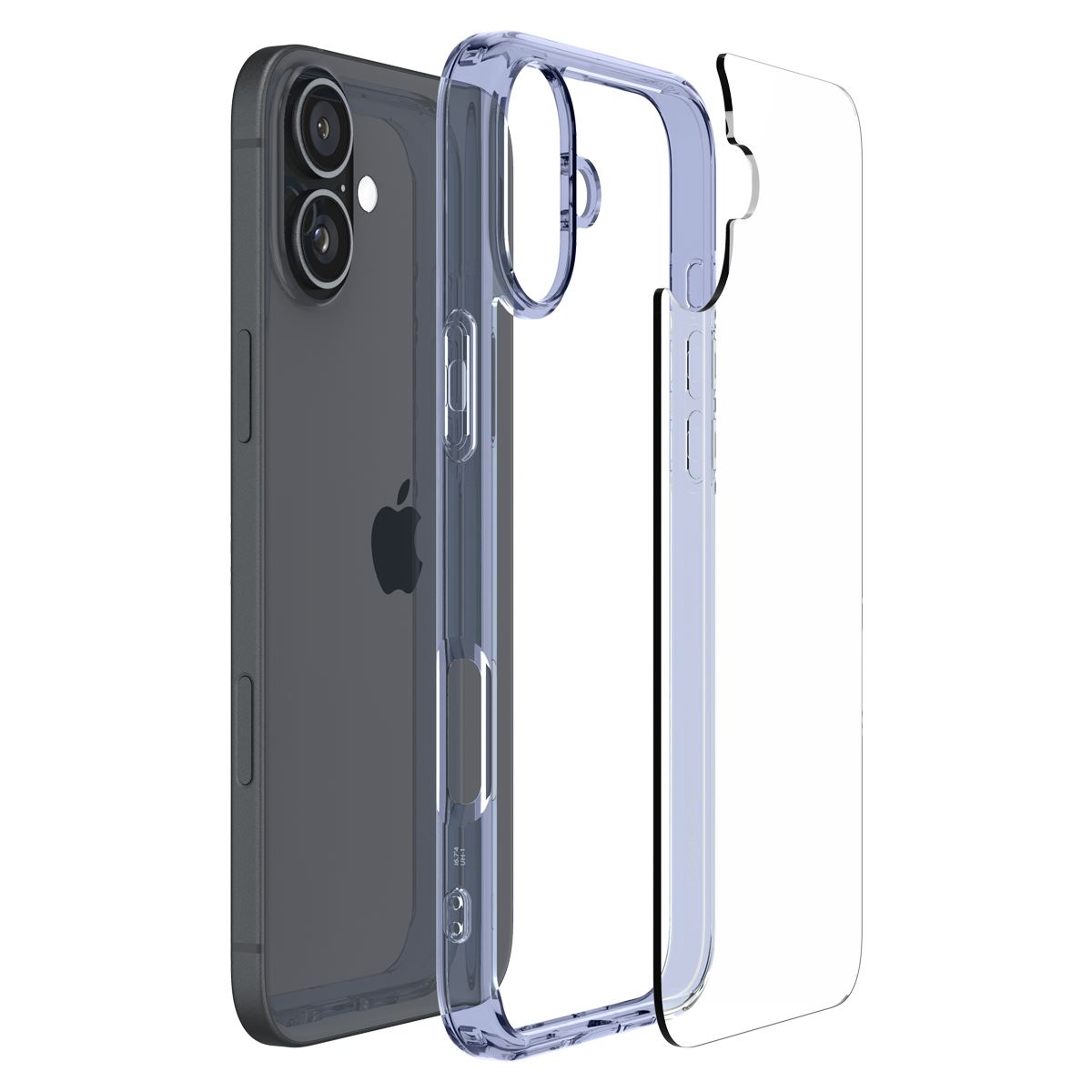 Spigen Ultra Hybrid, sky crystal - iPhone 16 (4)