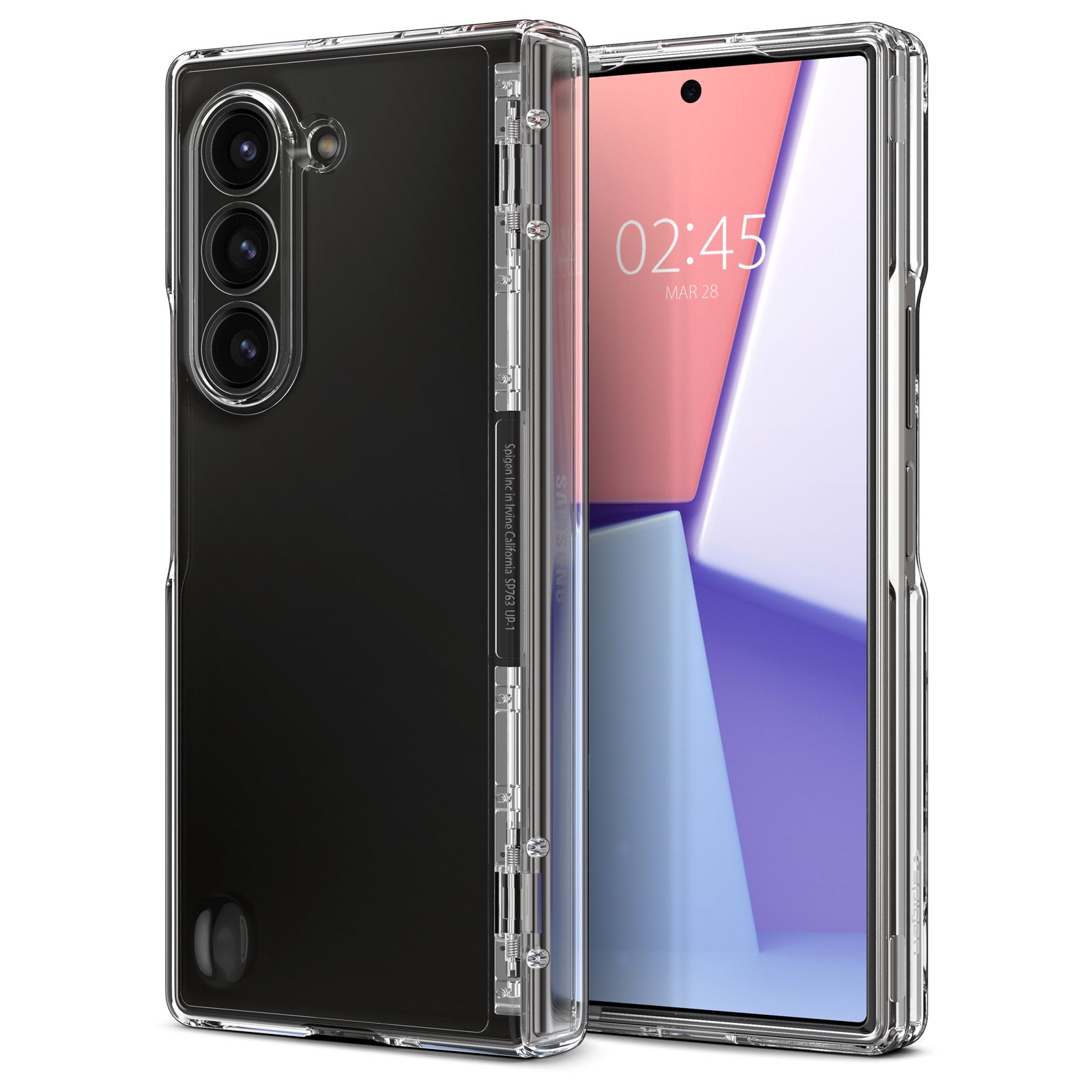 Spigen Ultra Hybrid Pro, crystal clear - Samsung Galaxy Z Fold6 (1)