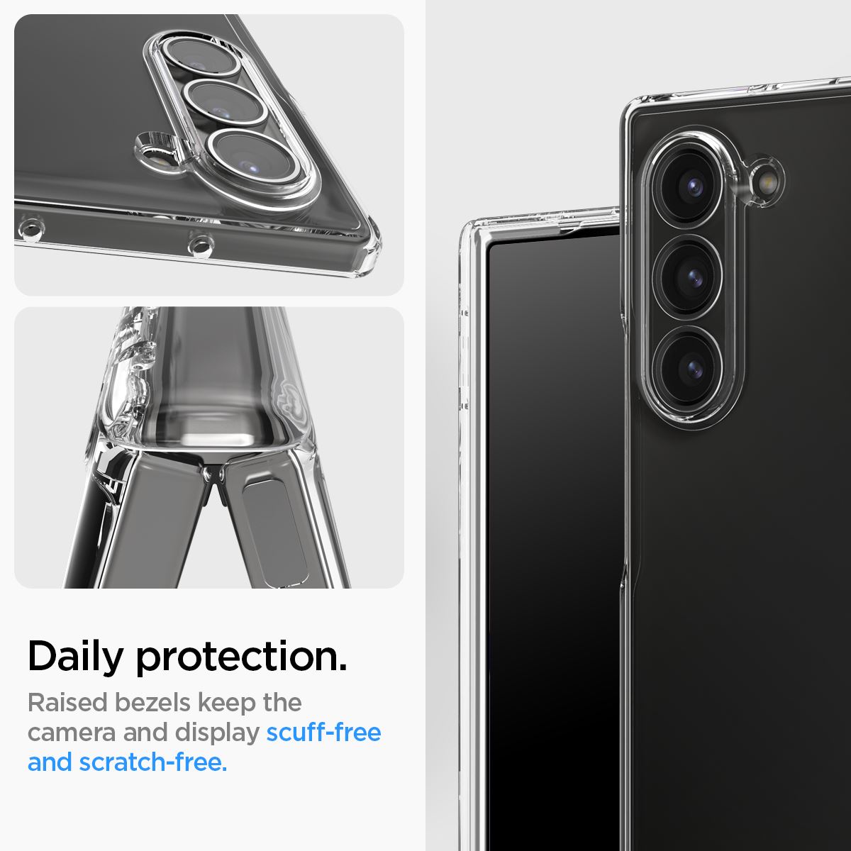 Spigen Ultra Hybrid Pro, crystal clear - Samsung Galaxy Z Fold6 (11)