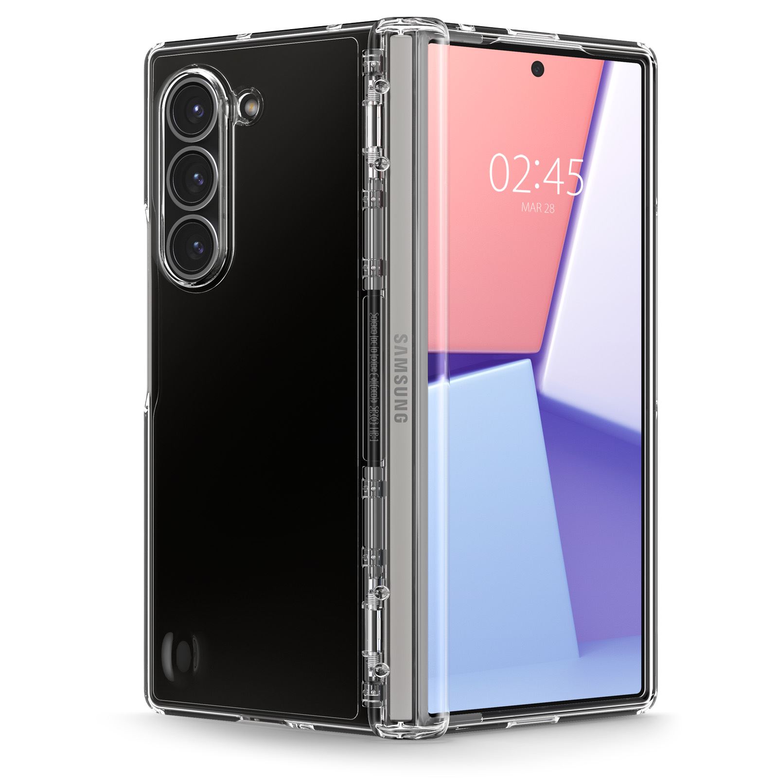 Spigen Ultra Hybrid Pro, crystal clear - Samsung Galaxy Z Fold6 (2)