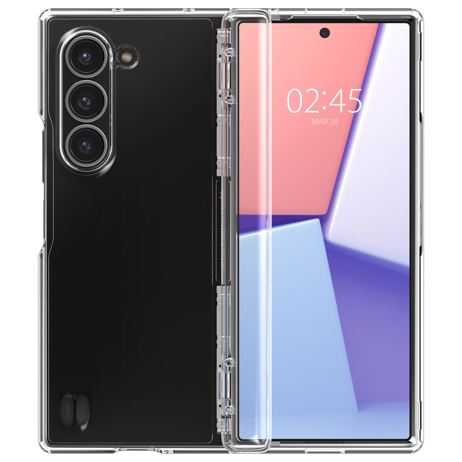 Spigen Ultra Hybrid Pro, crystal clear - Samsung Galaxy Z Fold6 (4)