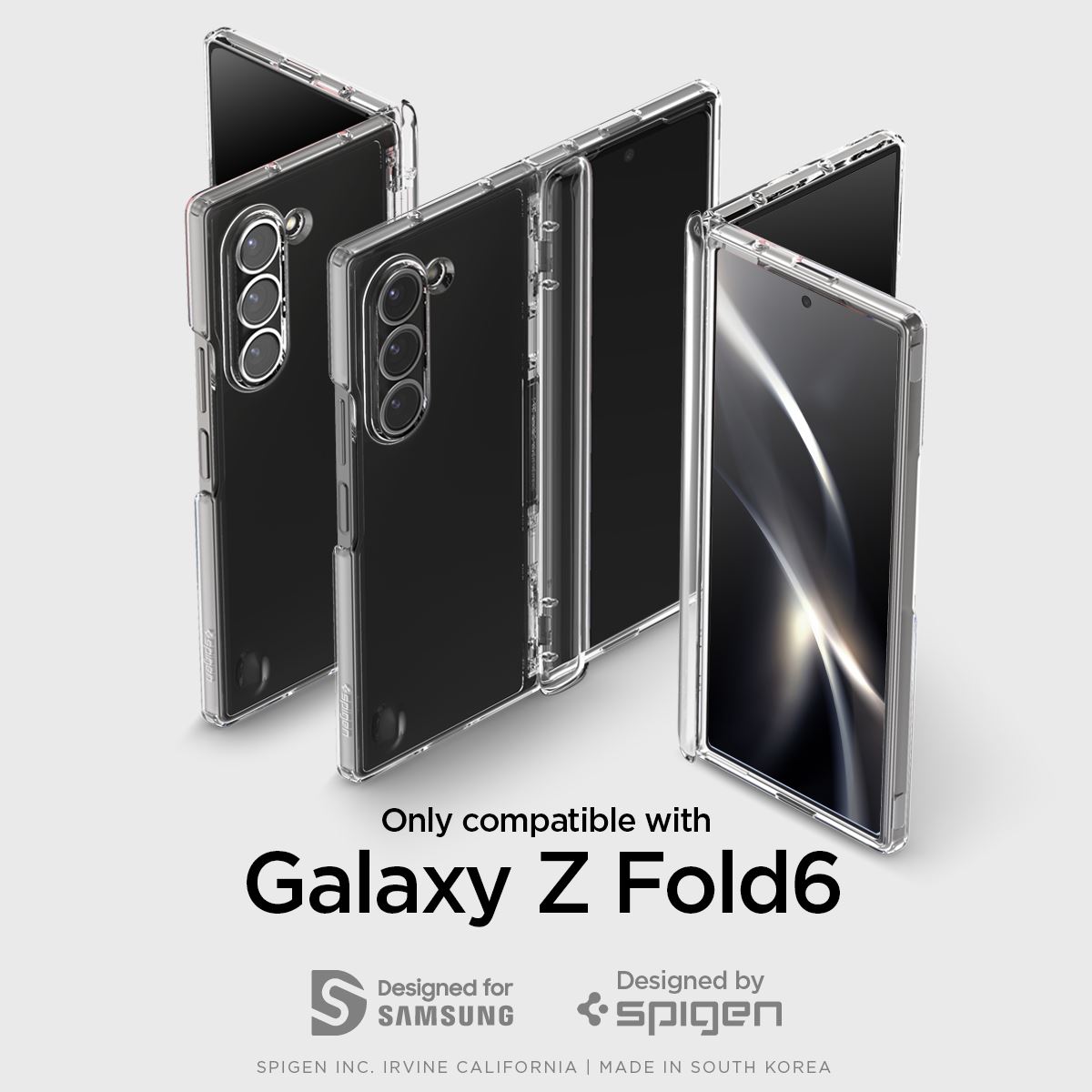 Spigen Ultra Hybrid Pro, crystal clear - Samsung Galaxy Z Fold6 (7)