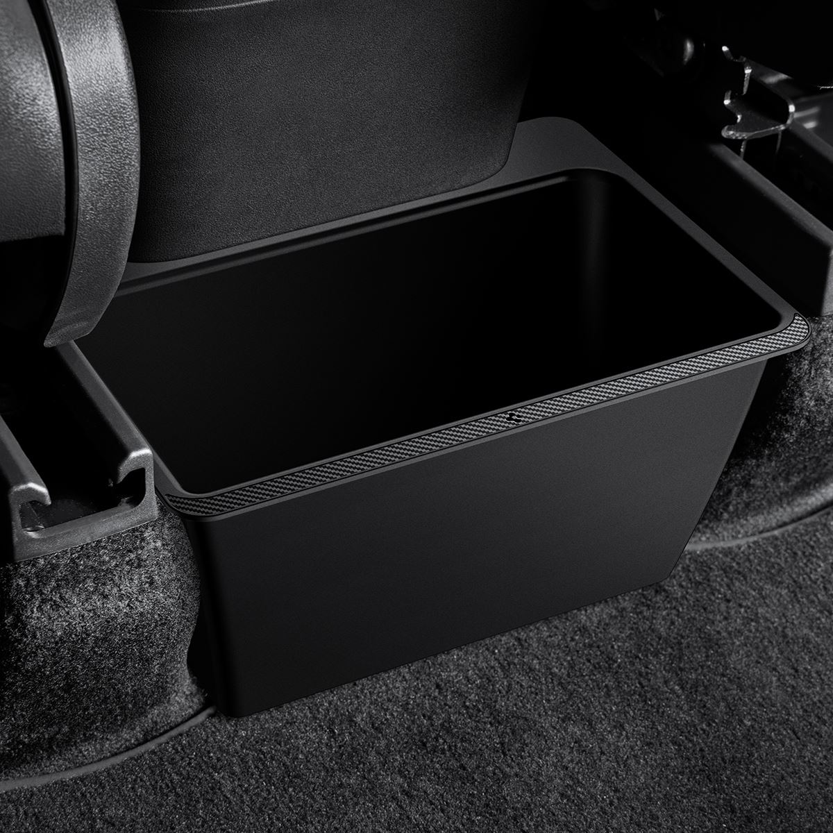 Spigen Tesla Rear Under Air Outlet Storage Box, black - Tesla Model Y (13)
