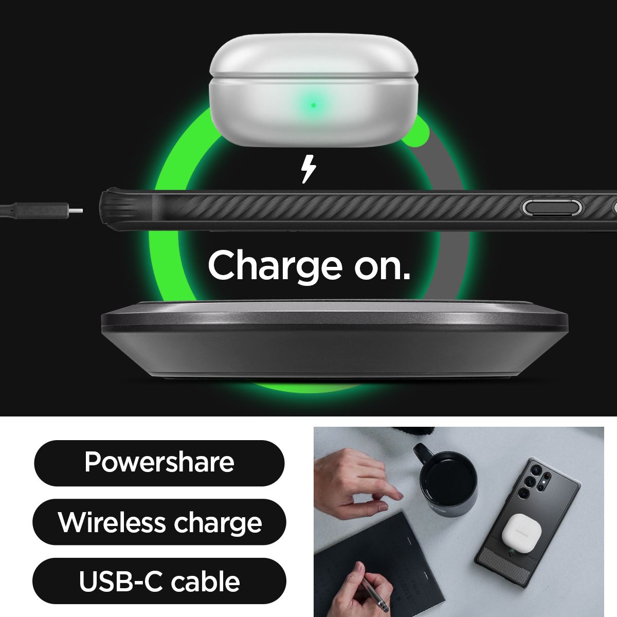 Spigen Rugged Armor, black - Samsung Galaxy S23 Ultra (19)