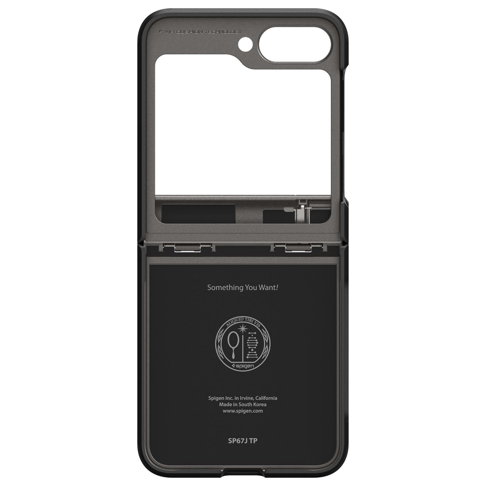 Spigen Tough Armor Pro, gunmetal - Samsung Galaxy Z Flip6 (3)