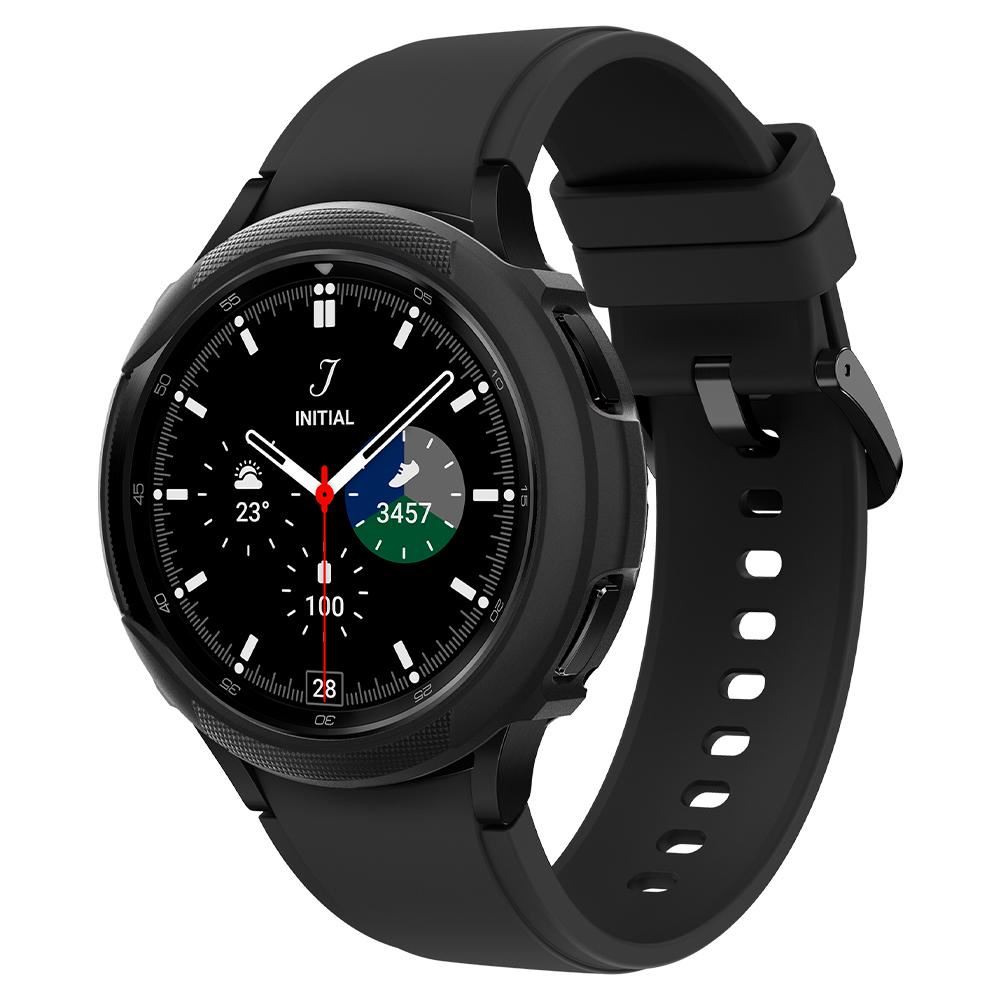 Spigen Liquid Air, black - Samsung Galaxy Watch 4 Classic 42mm (4)
