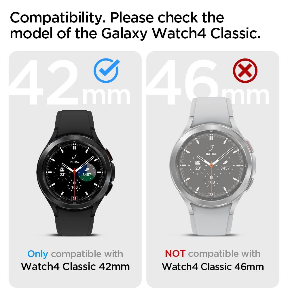 Spigen Liquid Air, black - Samsung Galaxy Watch 4 Classic 42mm (9)
