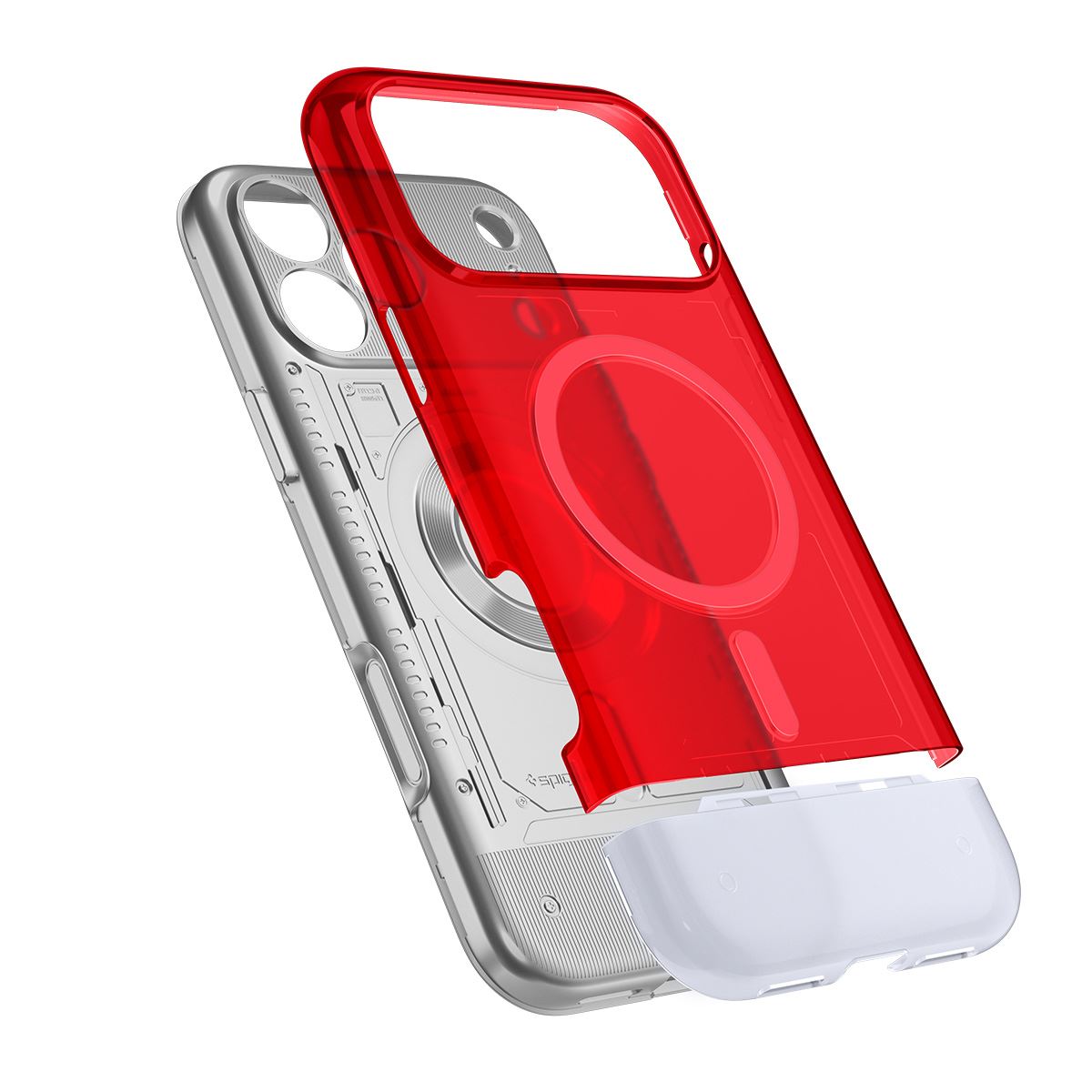 Spigen Classic C1 MagSafe, ruby - iPhone 17 Pro (6)