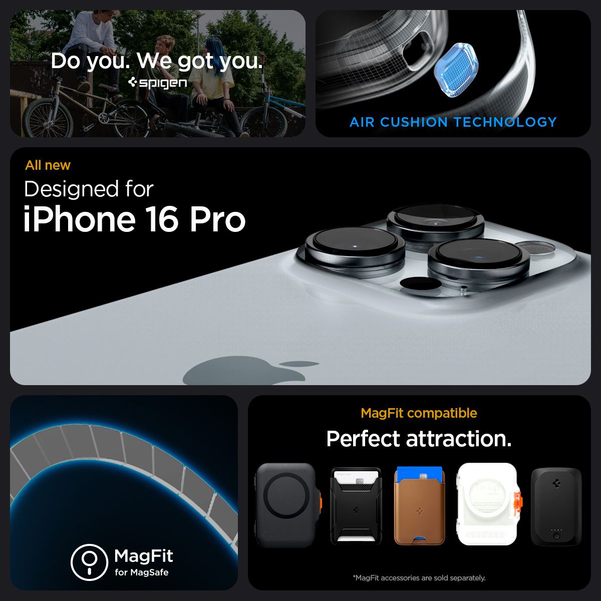 Spigen Rugged Armor MagSafe, gray - iPhone 16 Pro (9)