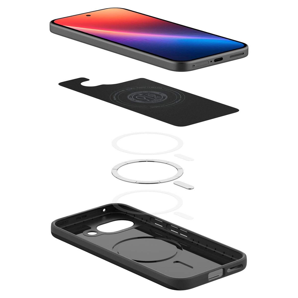 Spigen Thin Fit MagSafe, black - Google Pixel 9a (6)