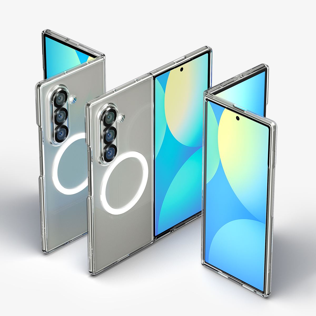 Spigen Air Skin MagSafe, clear white - Samsung Galaxy Z Fold7 (11)