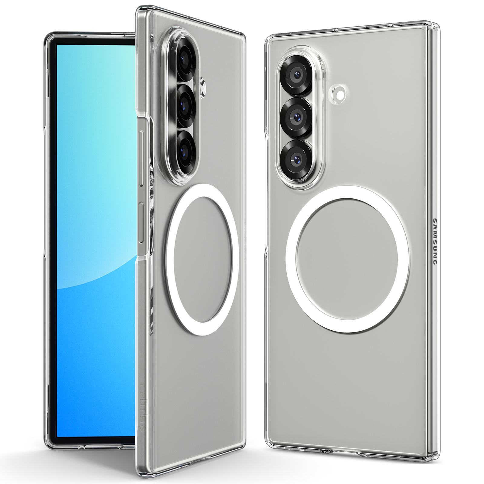Spigen Air Skin MagSafe, clear white - Samsung Galaxy Z Fold7