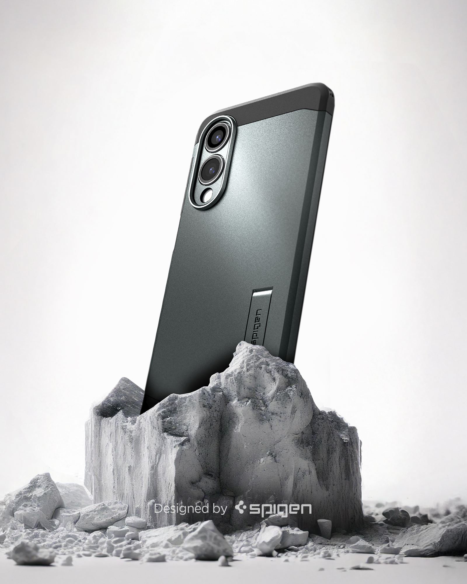 Spigen Tough Armor MagSafe, abyss green - Samsung Galaxy S25 Edge (11)