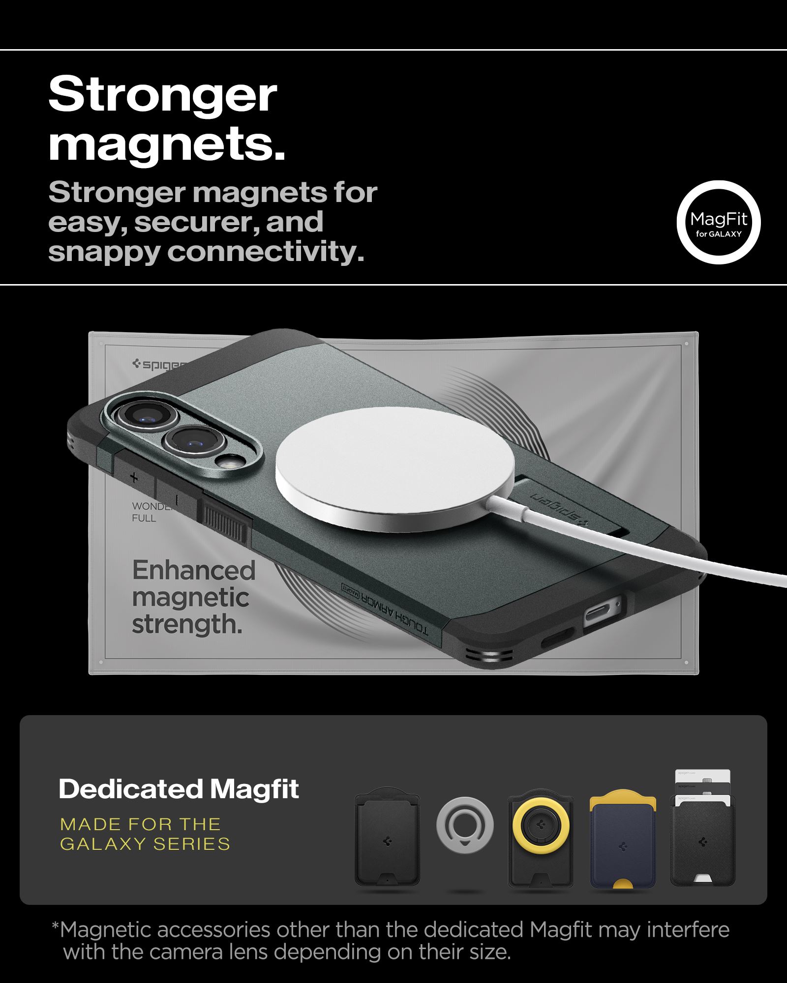 Spigen Tough Armor MagSafe, abyss green - Samsung Galaxy S25 Edge (14)