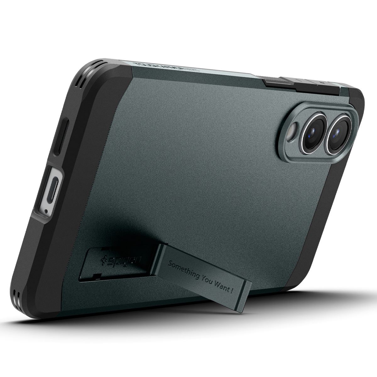 Spigen Tough Armor MagSafe, abyss green - Samsung Galaxy S25 Edge (9)