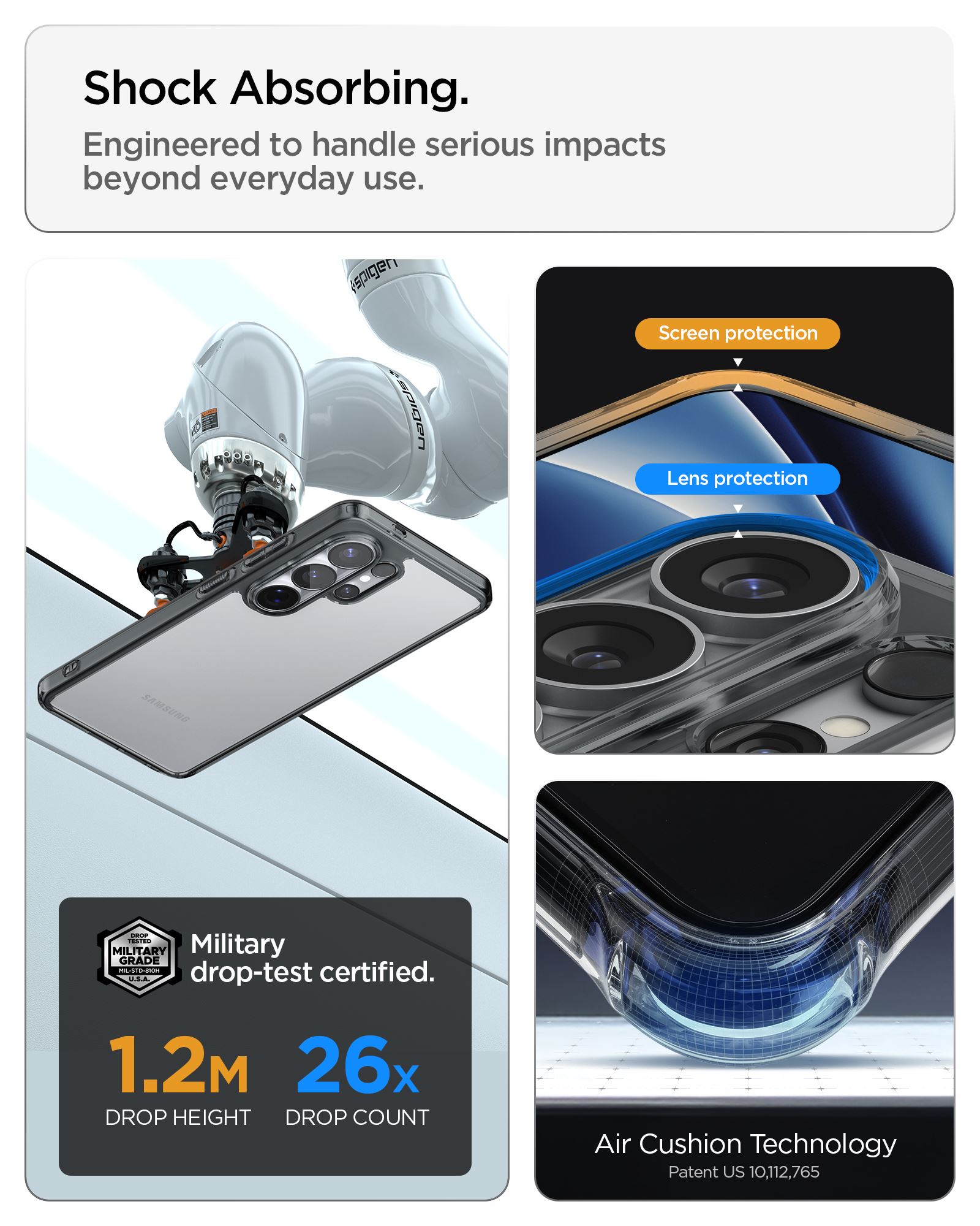 Spigen Ultra Hybrid, space crystal - Samsung Galaxy S26 Ultra (16)