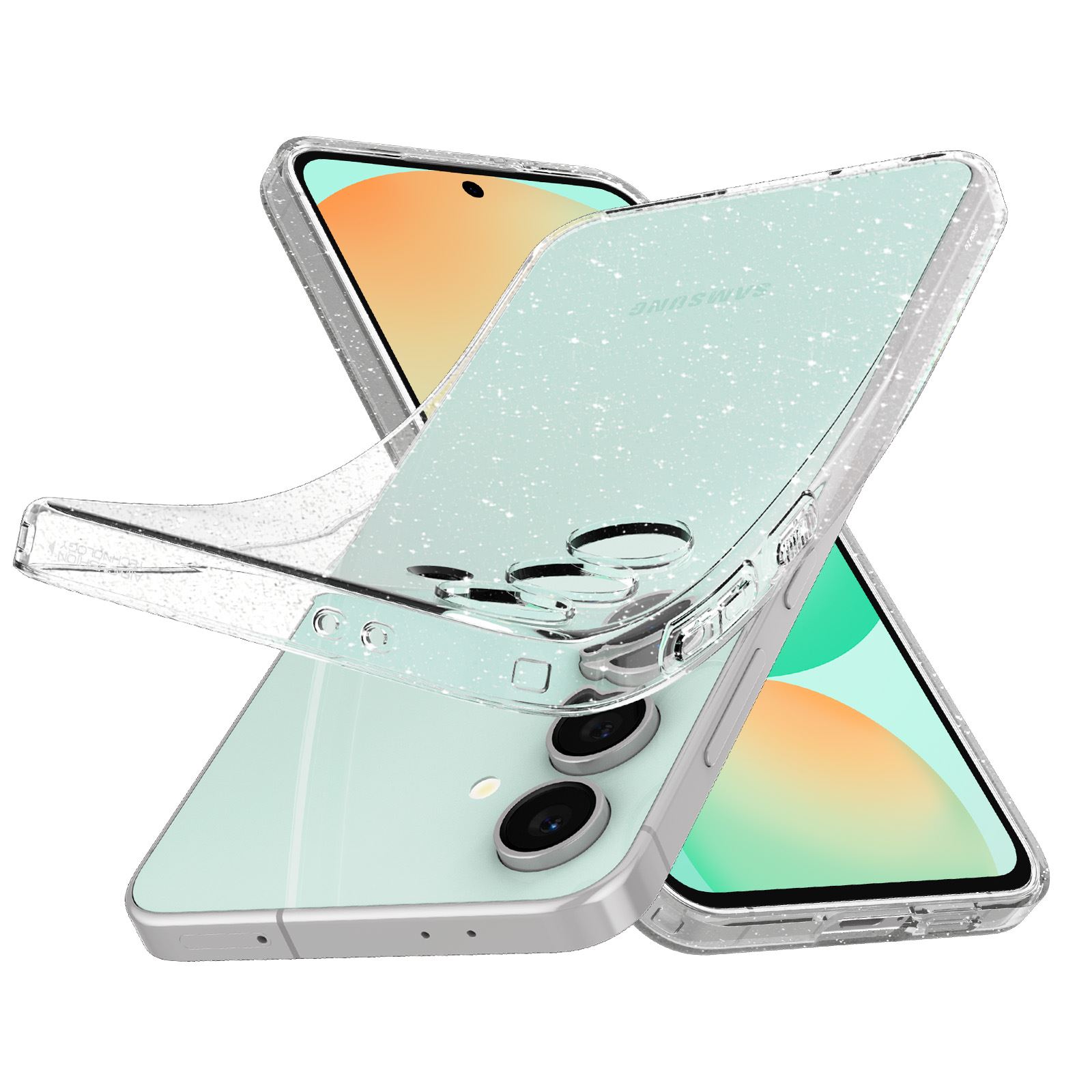 Spigen Liquid Crystal Glitter, crystal quartz - Samsung Galaxy S24 FE (6)