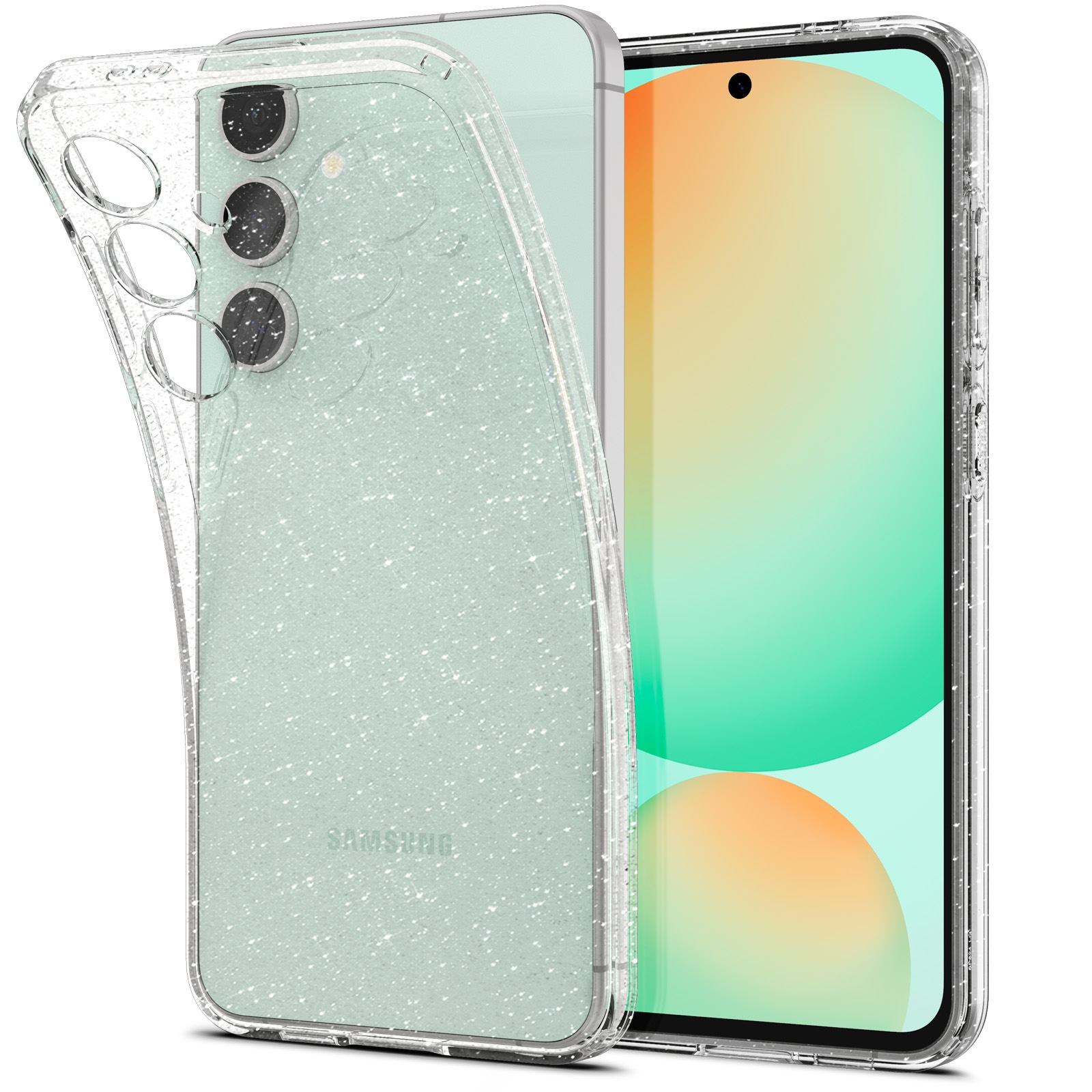 Spigen Liquid Crystal Glitter, crystal quartz - Samsung Galaxy S24 FE
