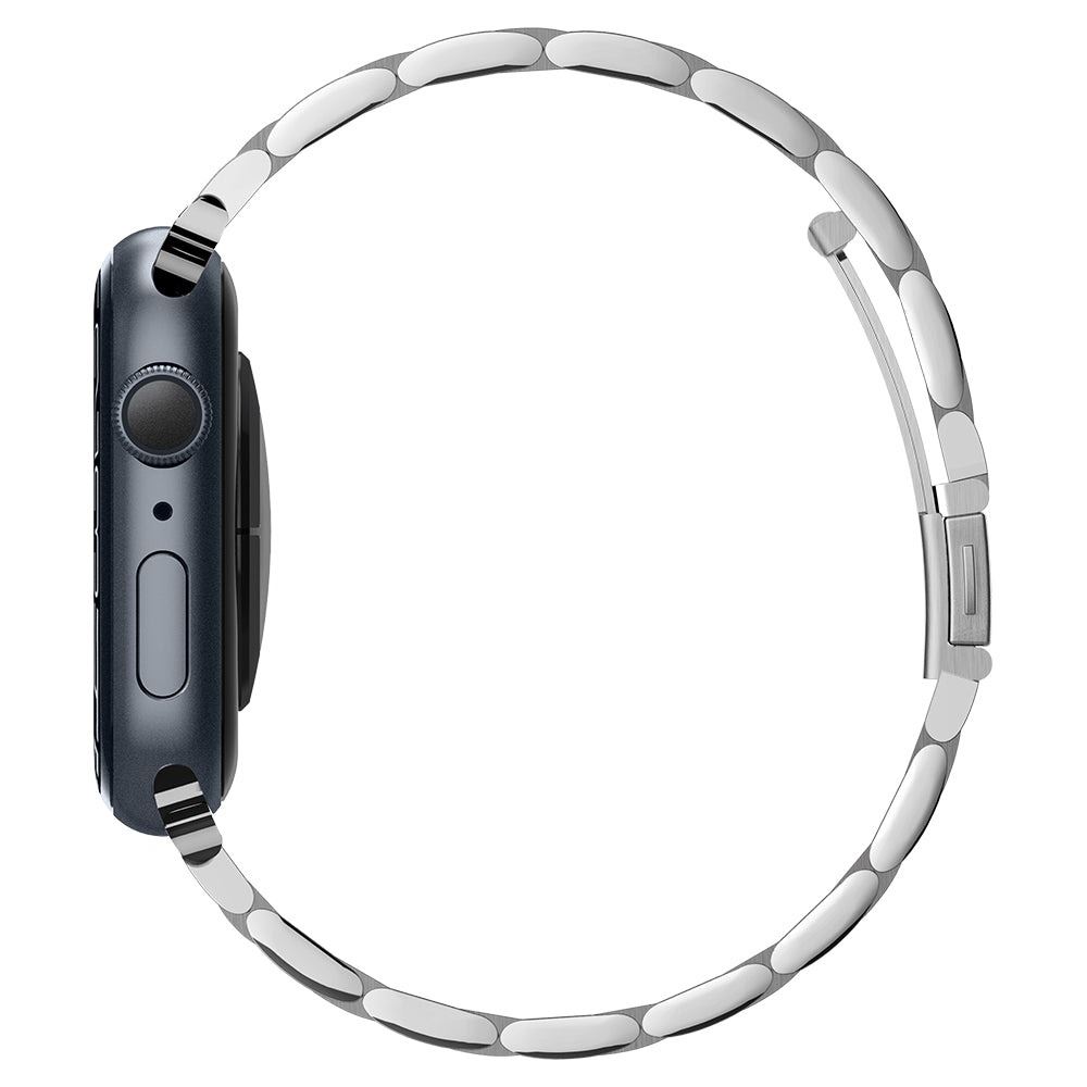 Spigen Modern Fit Watch Band, silver - Apple Watch 42mm/41mm/40mm/38mm (2)