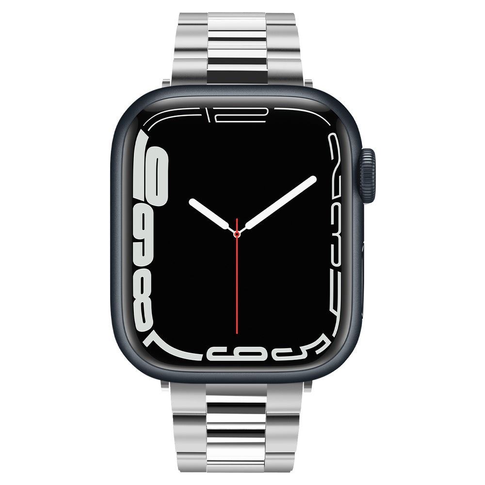 Spigen Modern Fit Watch Band, silver - Apple Watch 42mm/41mm/40mm/38mm (5)