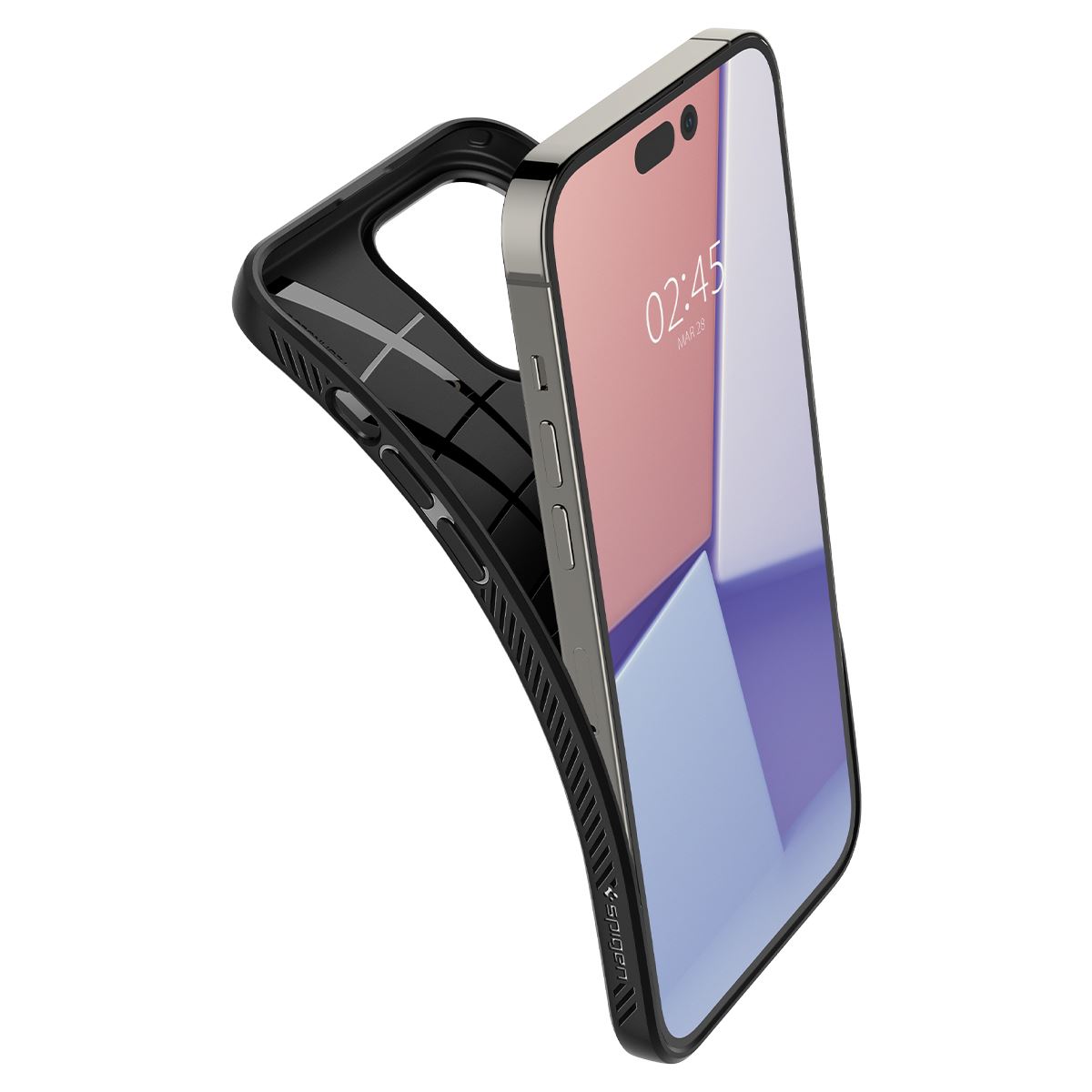 Spigen Liquid Air, matte black - iPhone 14 Pro Max (7)