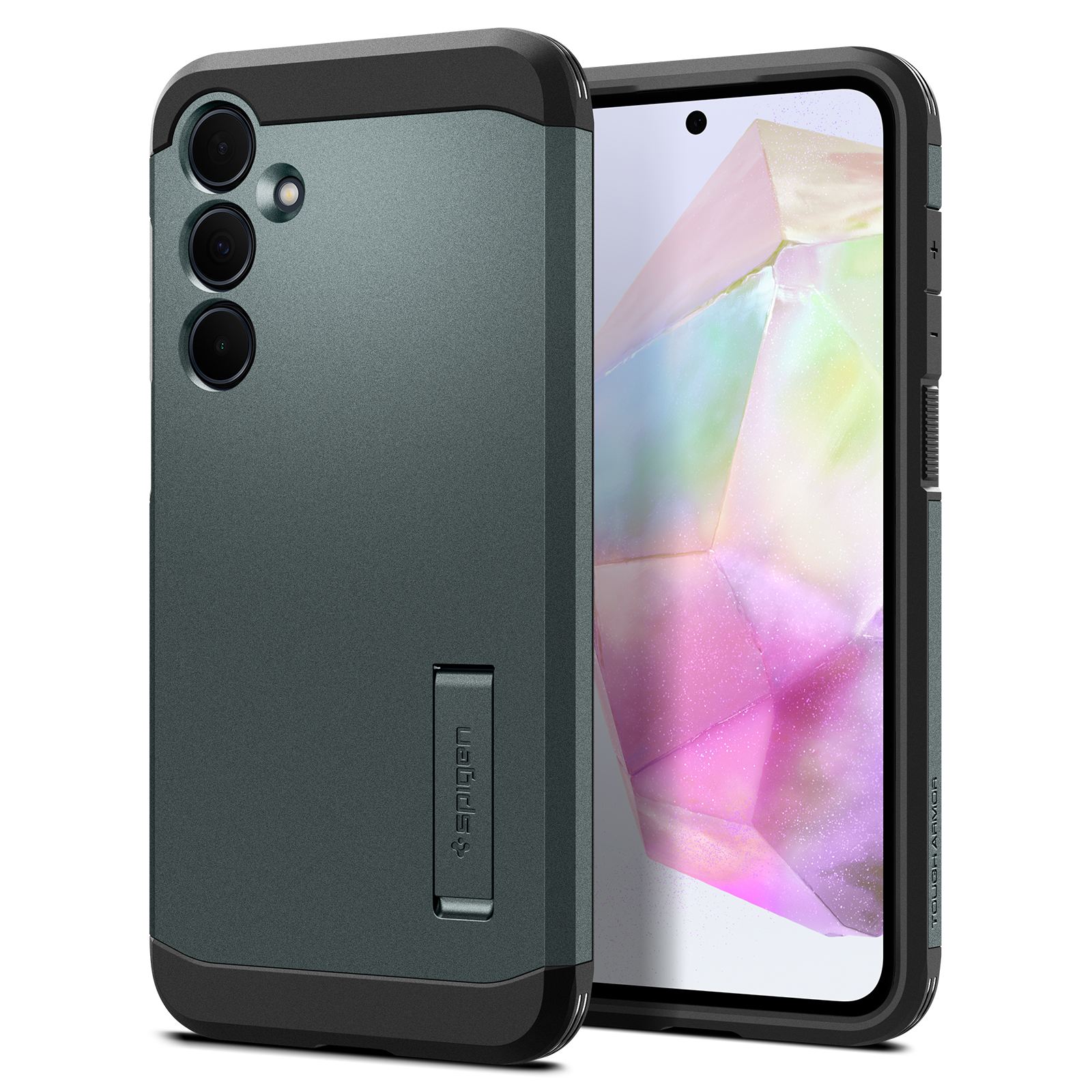 Spigen Tough Armor, abyss green - Samsung Galaxy A35 (1)