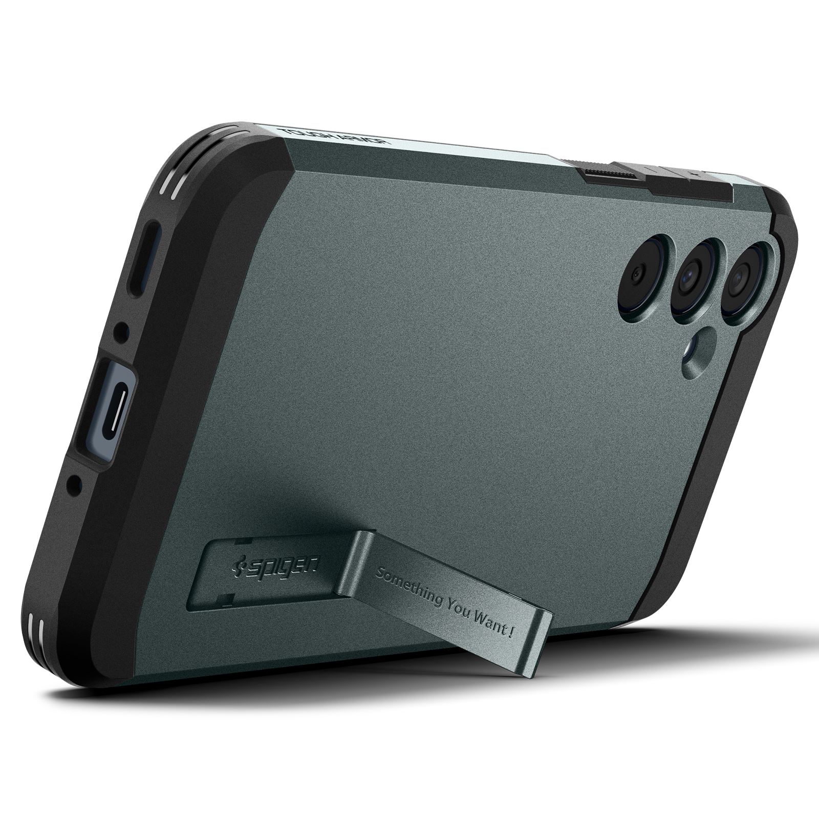 Spigen Tough Armor, abyss green - Samsung Galaxy A35 (9)