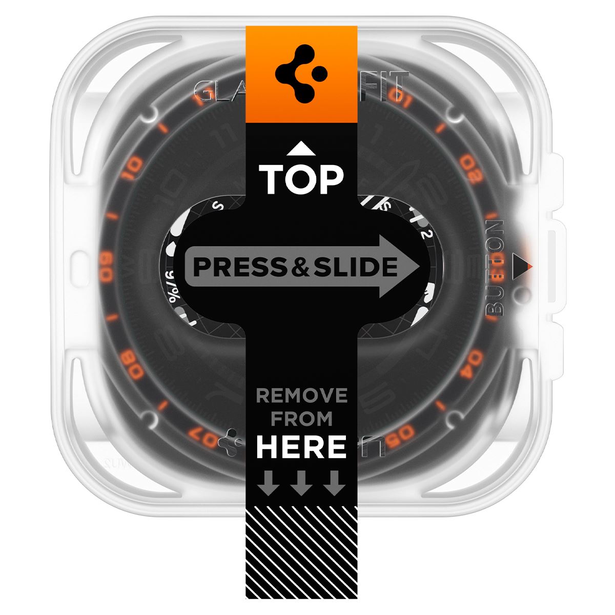 Spigen Glass tR EZ Fit 2 Pack, transparency - Samsung Galaxy Watch Ultra 2 47mm (2)