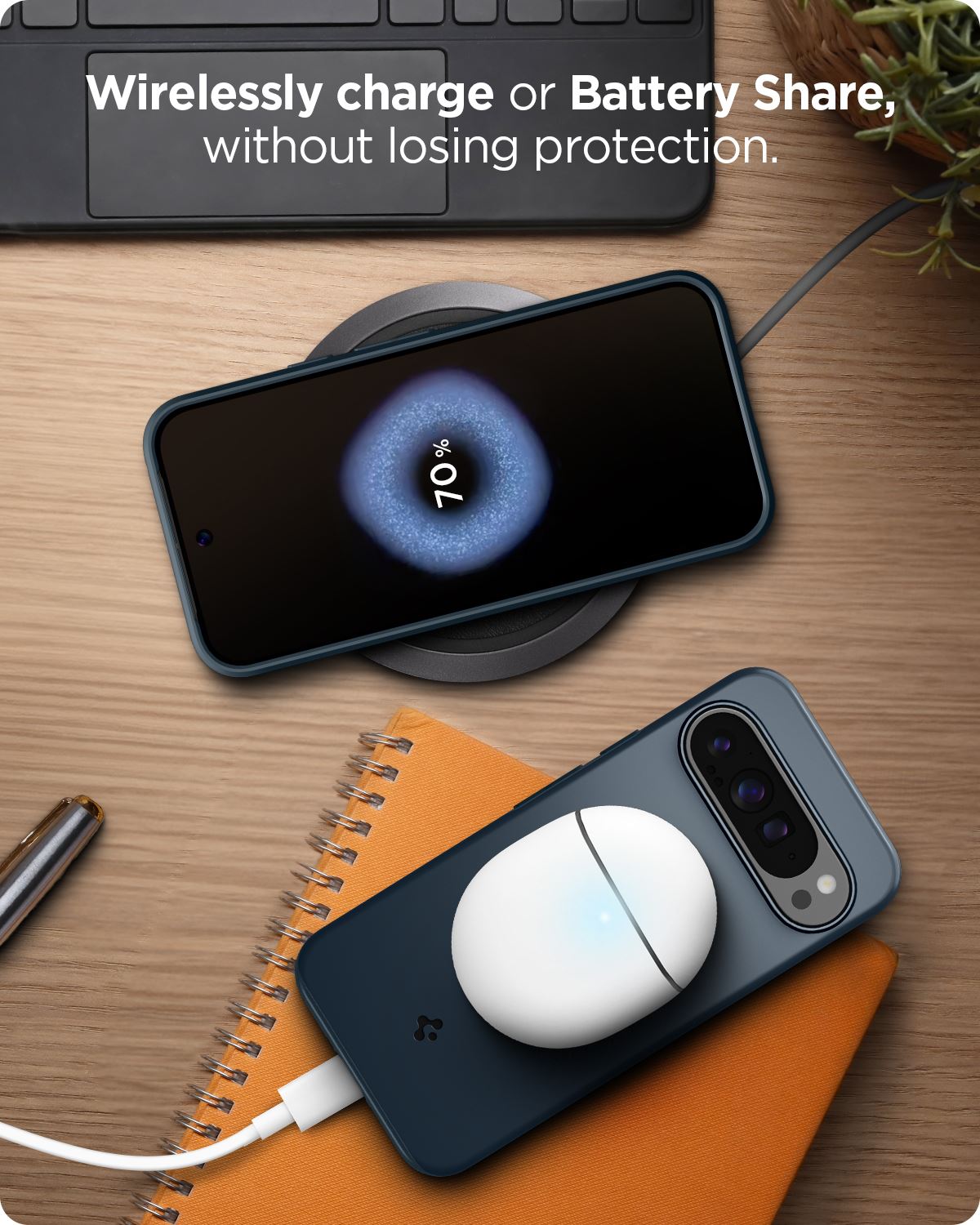 Spigen Thin Fit, metal slate - Google Pixel 9 Pro XL (15)