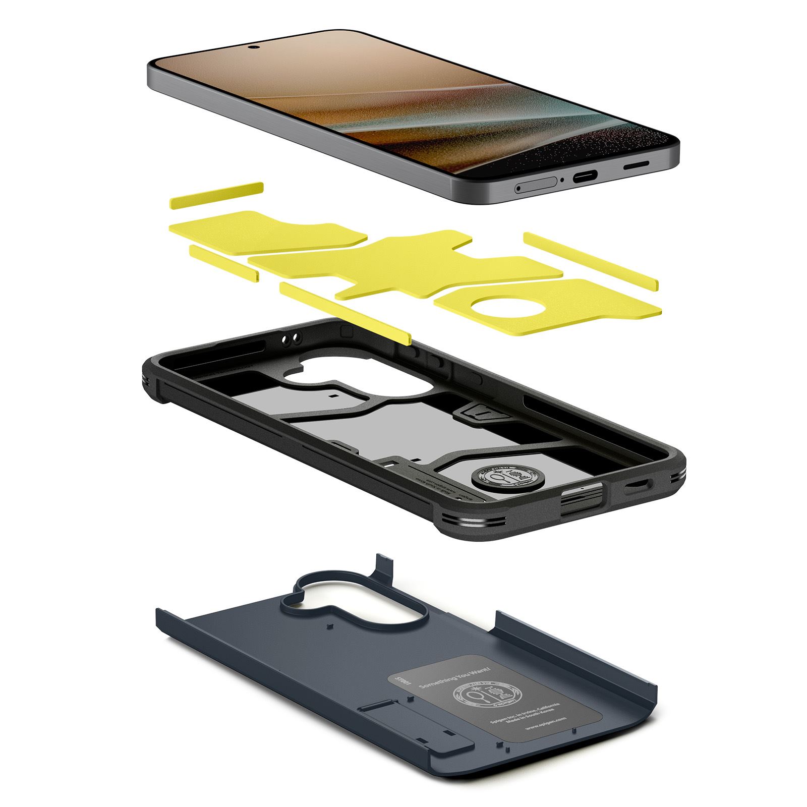 Spigen Tough Armor, metal slate - Samsung Galaxy A57 5G (6)
