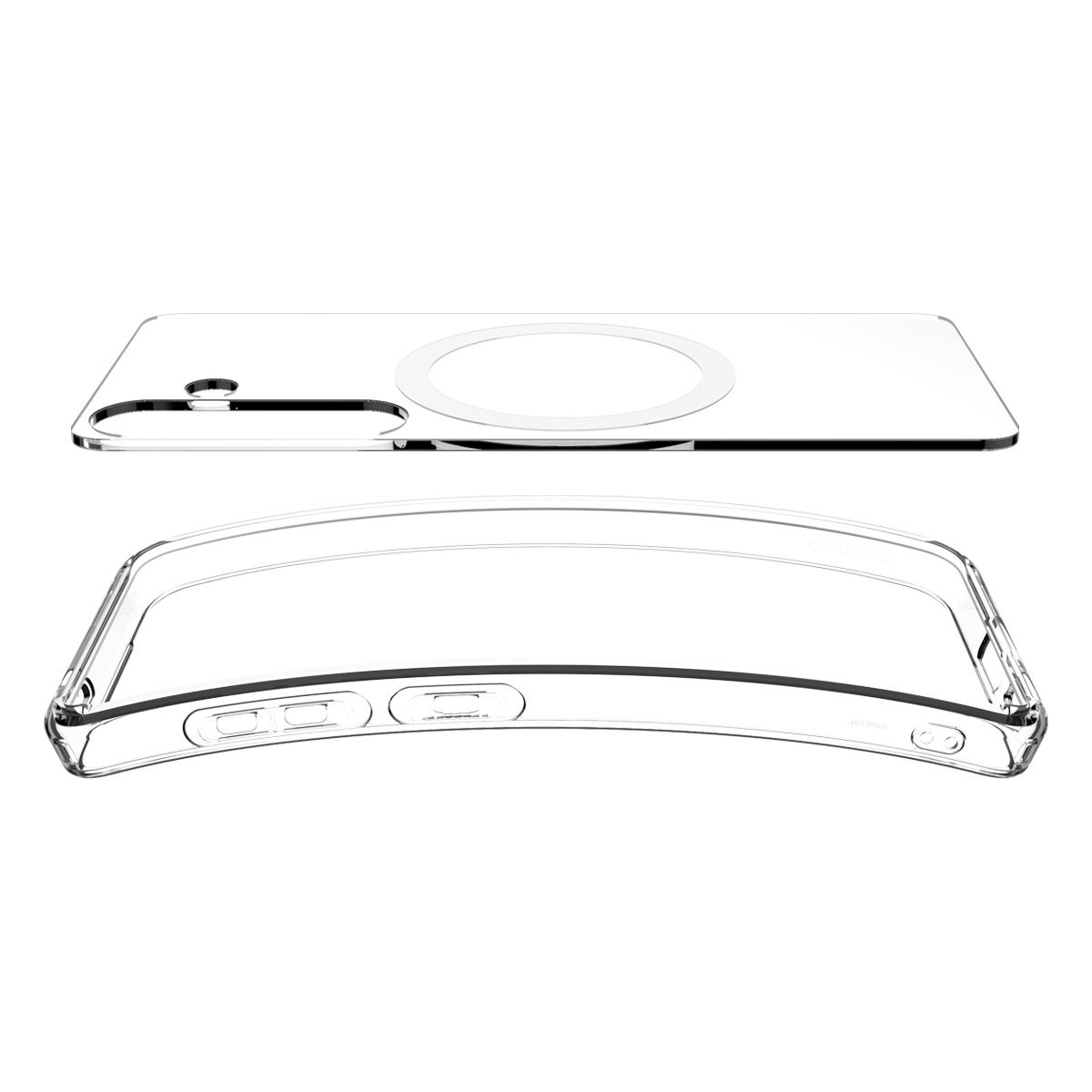 Spigen Ultra Hybrid MagSafe, clear white - Samsung Galaxy S25+ (10)