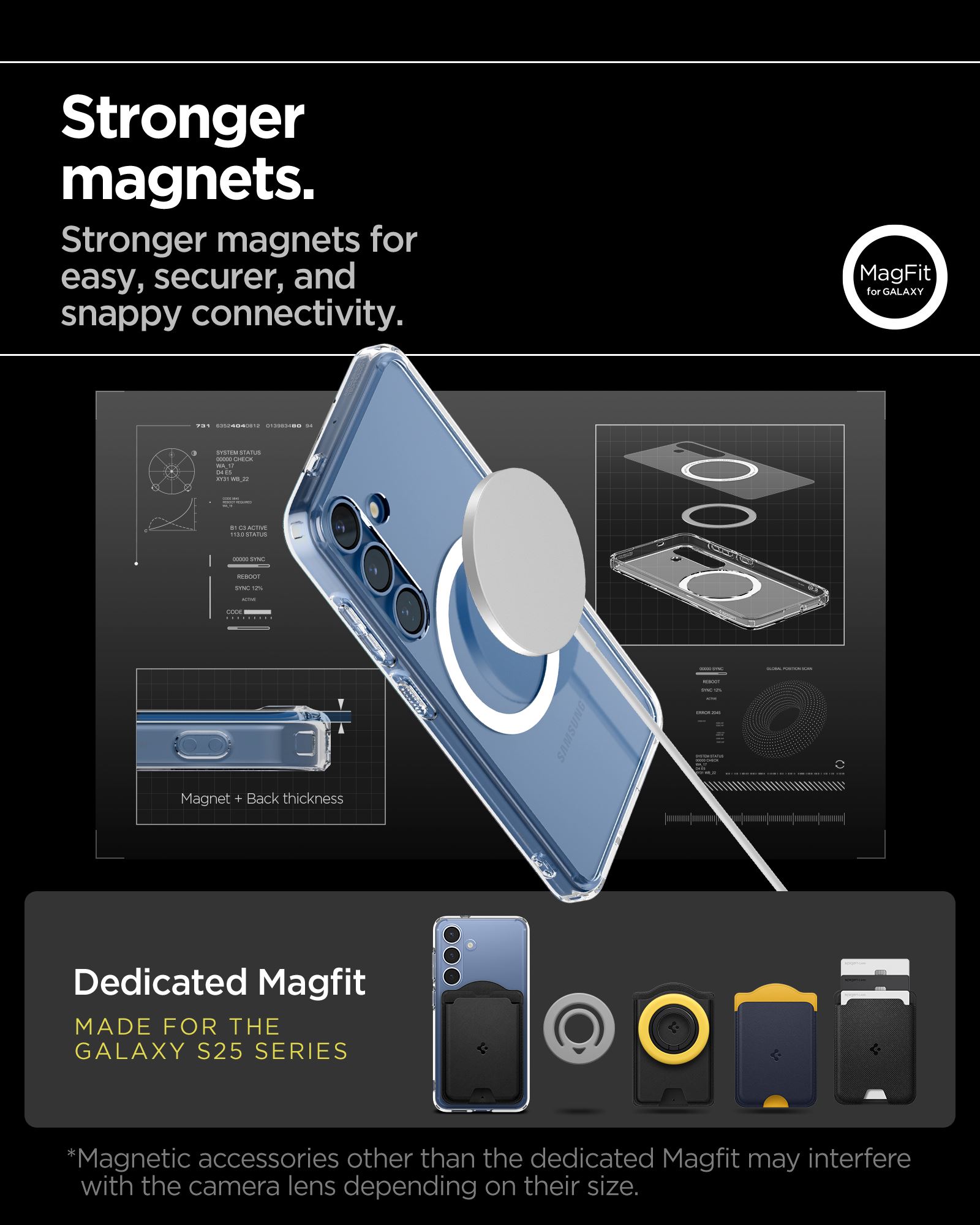 Spigen Ultra Hybrid MagSafe, clear white - Samsung Galaxy S25+ (17)