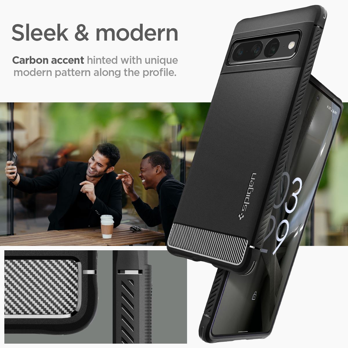 Spigen Rugged Armor, black - Google Pixel 7 Pro (16)