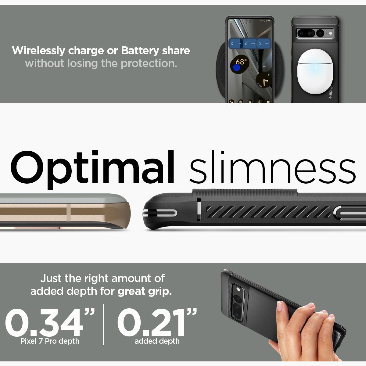Spigen Rugged Armor, black - Google Pixel 7 Pro (18)
