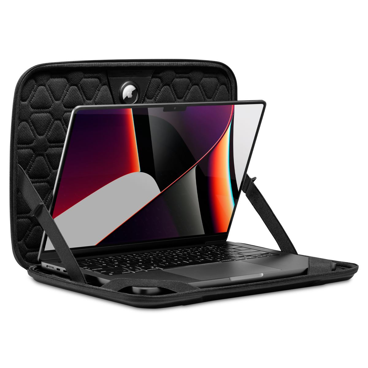 Spigen Rugged Armor Pro, black - MacBook Pro 16" M4 2024/M3 2023/M2 2023/M1 2021 (2)