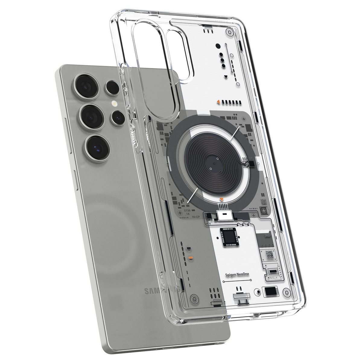 Spigen Ultra Hybrid MagSafe, neo one - Samsung Galaxy S25 Ultra (7)