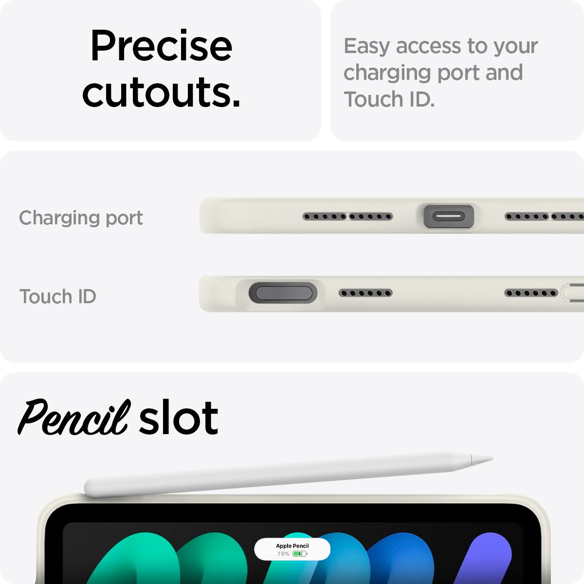 Spigen Nano Pop, orange beige - iPad mini 2024/6 (15)