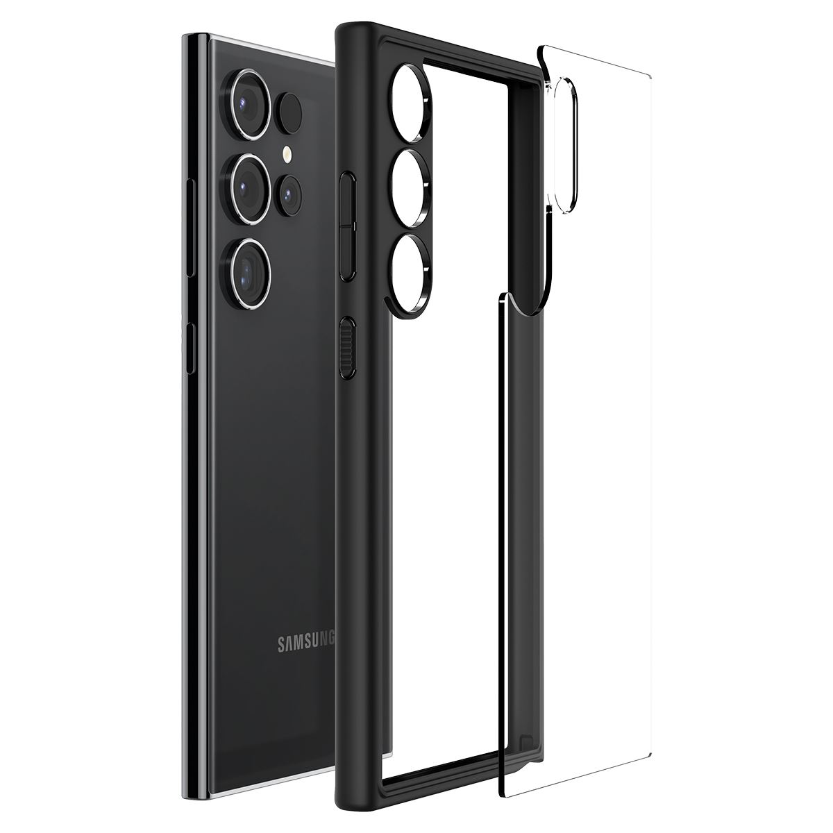 Spigen Ultra Hybrid, matte black - Samsung Galaxy S24 Ultra (10)