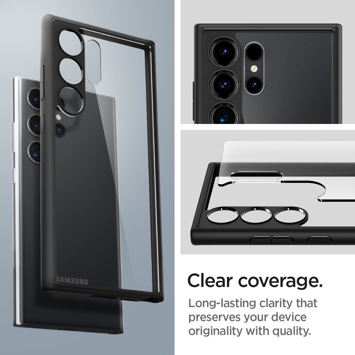 Spigen Ultra Hybrid, matte black - Samsung Galaxy S24 Ultra (14)