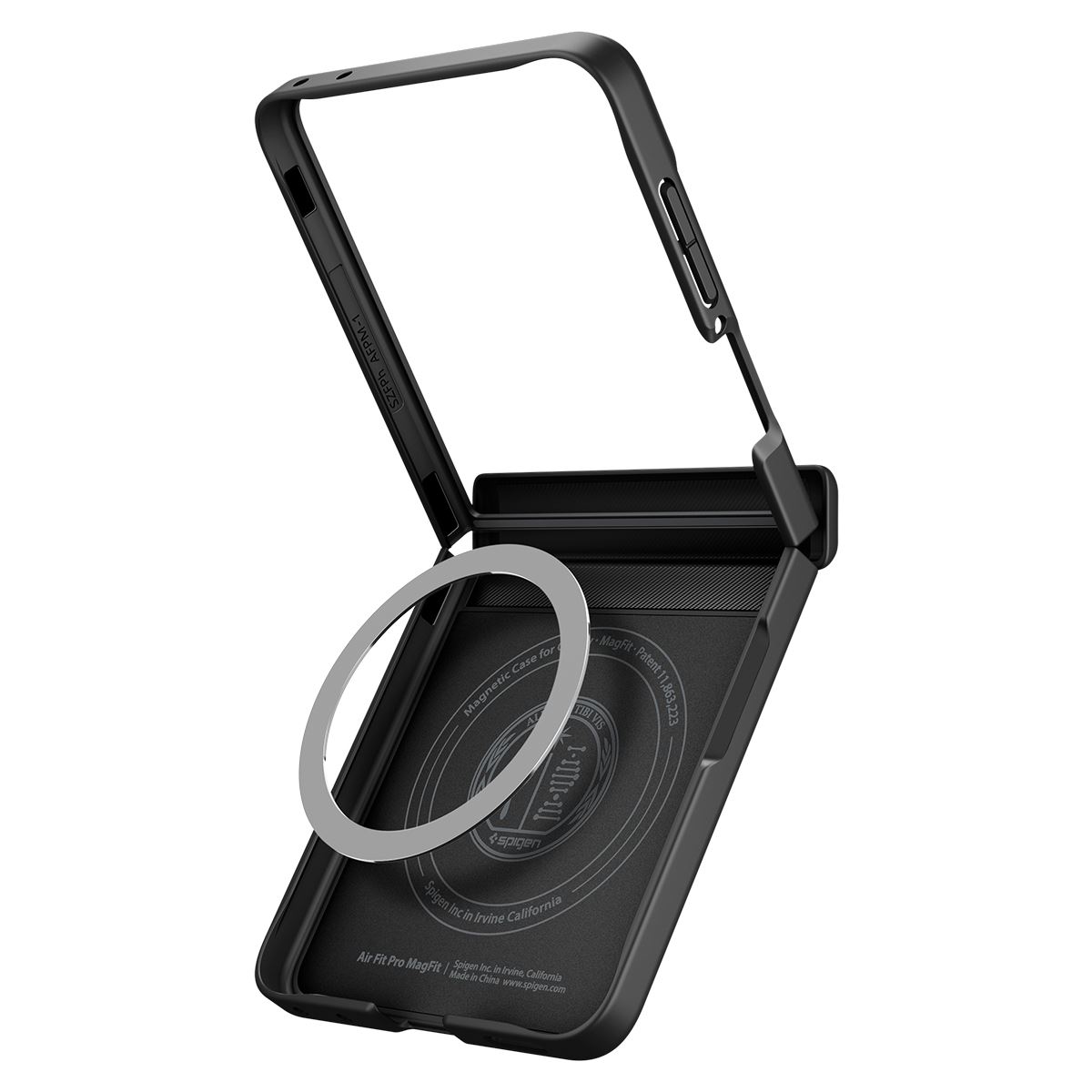 Spigen Air Fit Pro MagSafe, black - Samsung Galaxy Z Flip8 (12)