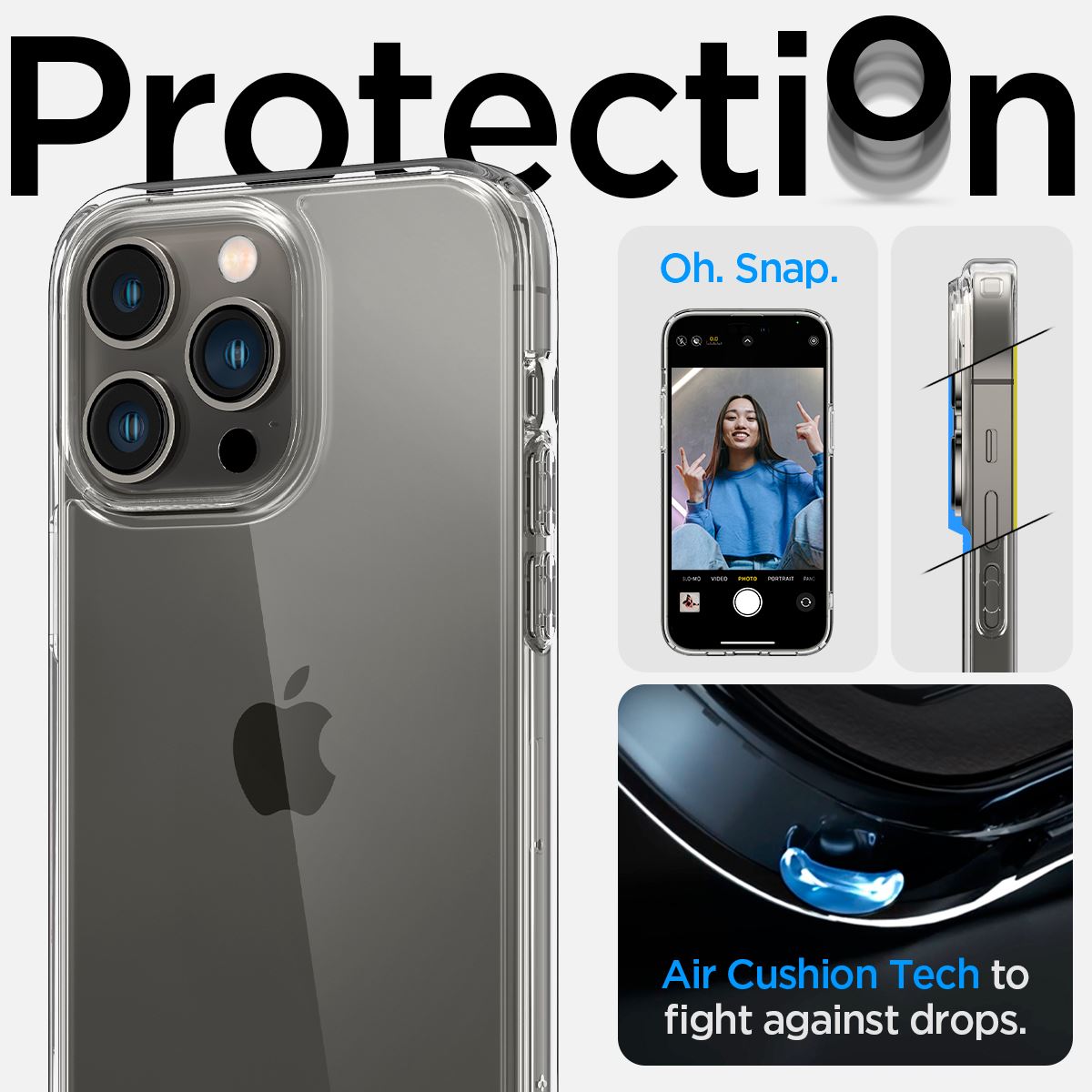 Spigen Crystal Hybrid, crystal clear - iPhone 14 Pro Max (11)