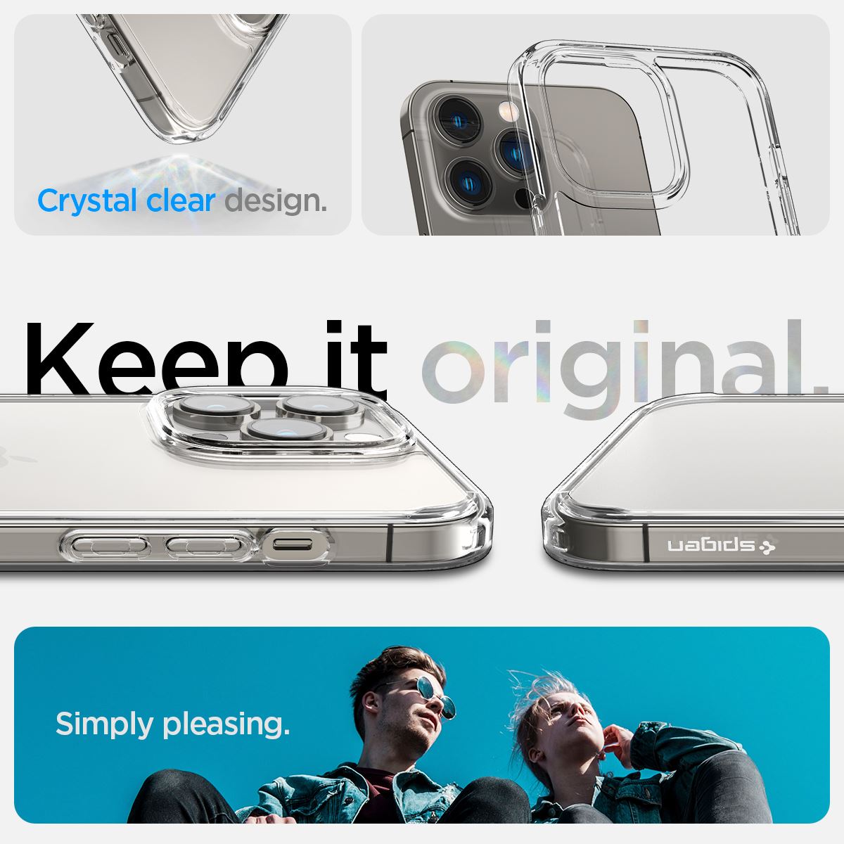 Spigen Crystal Hybrid, crystal clear - iPhone 14 Pro Max (9)