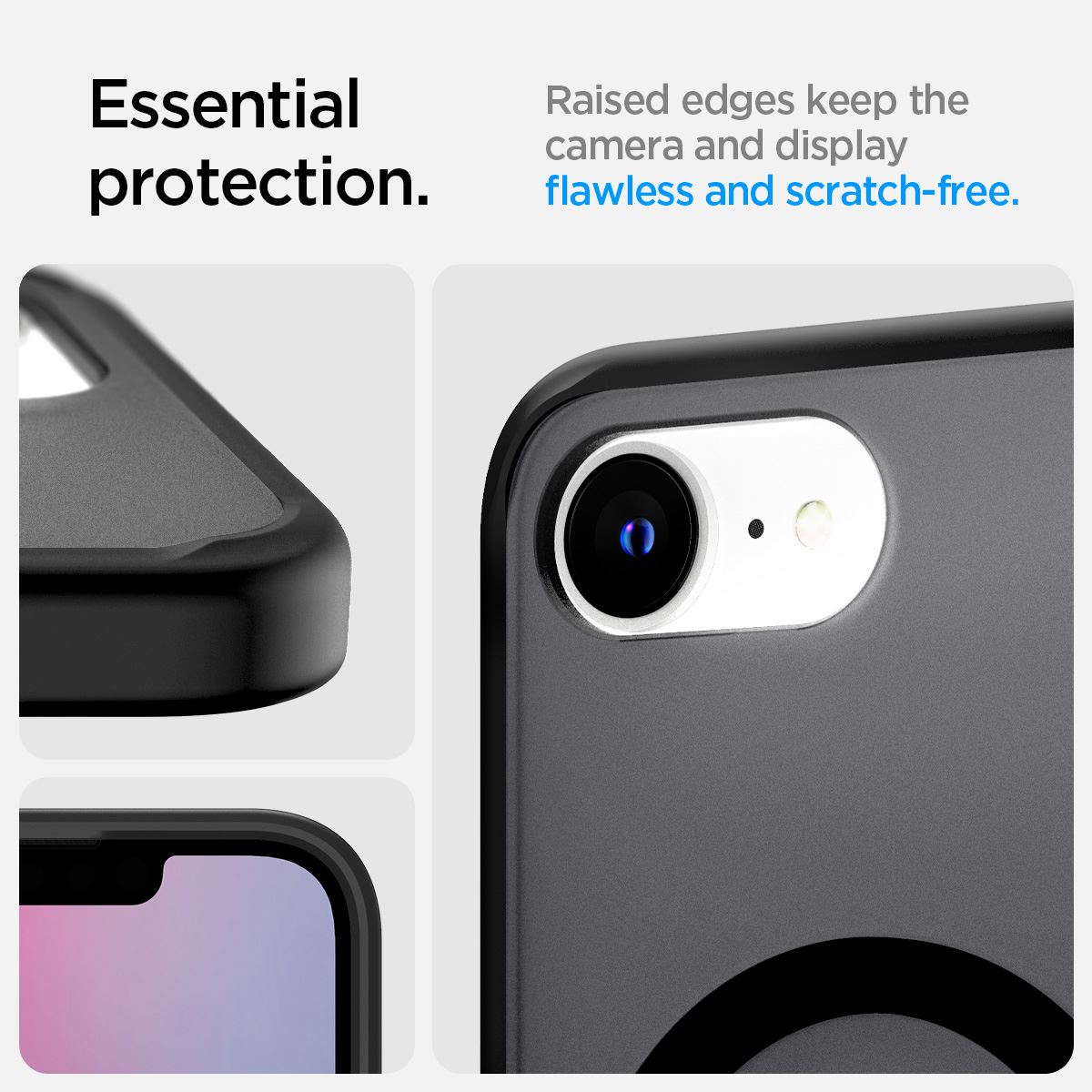 Spigen Ultra Hybrid S MagSafe, frost black - iPhone 16e (19)