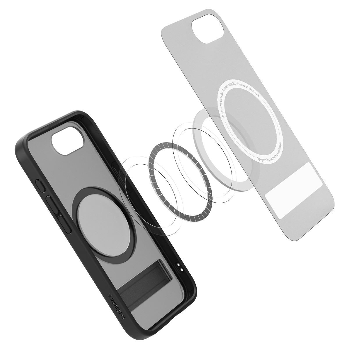 Spigen Ultra Hybrid S MagSafe, frost black - iPhone 16e (9)