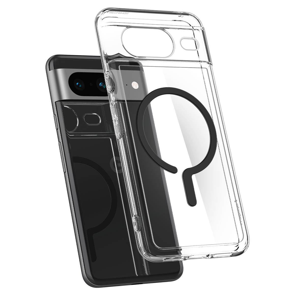 Spigen Ultra Hybrid OneTap Metal Ring MagSafe, black - Google Pixel 8 (7)